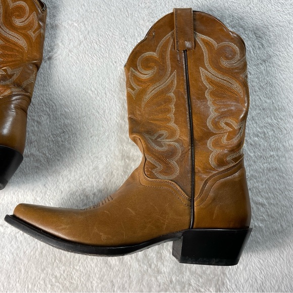 J.B.Dillon JBW2350 Western Cowboy Brown Boots Women's size 7.5B Country Girl - Picture 2 of 14